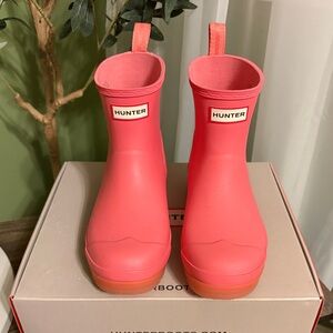 Hunter Women's Pink Rain Boots